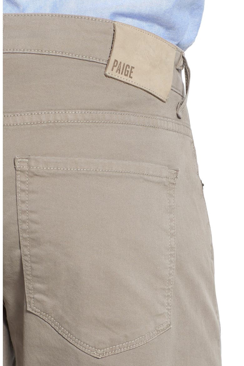 'Federal' Slim Straight Leg Twill Pants, Alternate, color, BRUSHED NICKLE