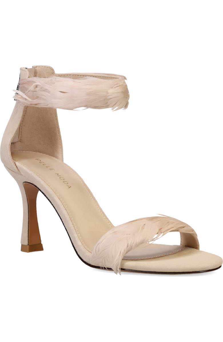 Pelle Moda Breece Ankle Strap Sandal, Main, color, Beige