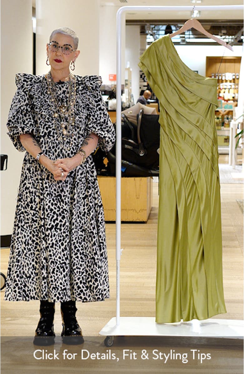 Blenfleet One-Shoulder Gown, sales video thumbnail