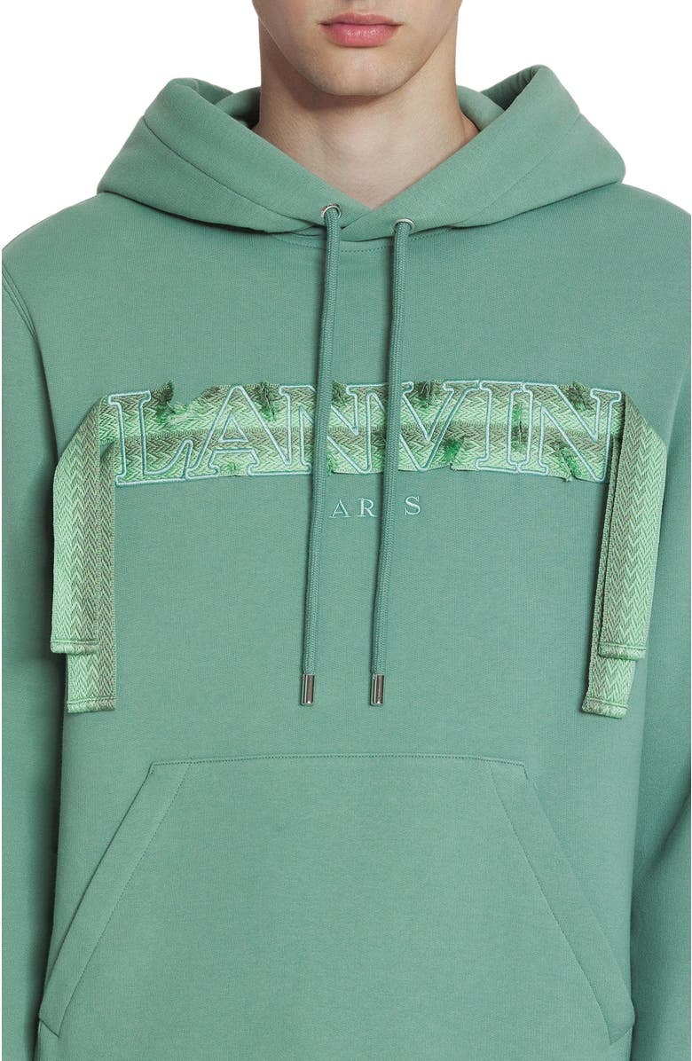 Lanvin CURB LACE HOODIE, Alternate, color, 