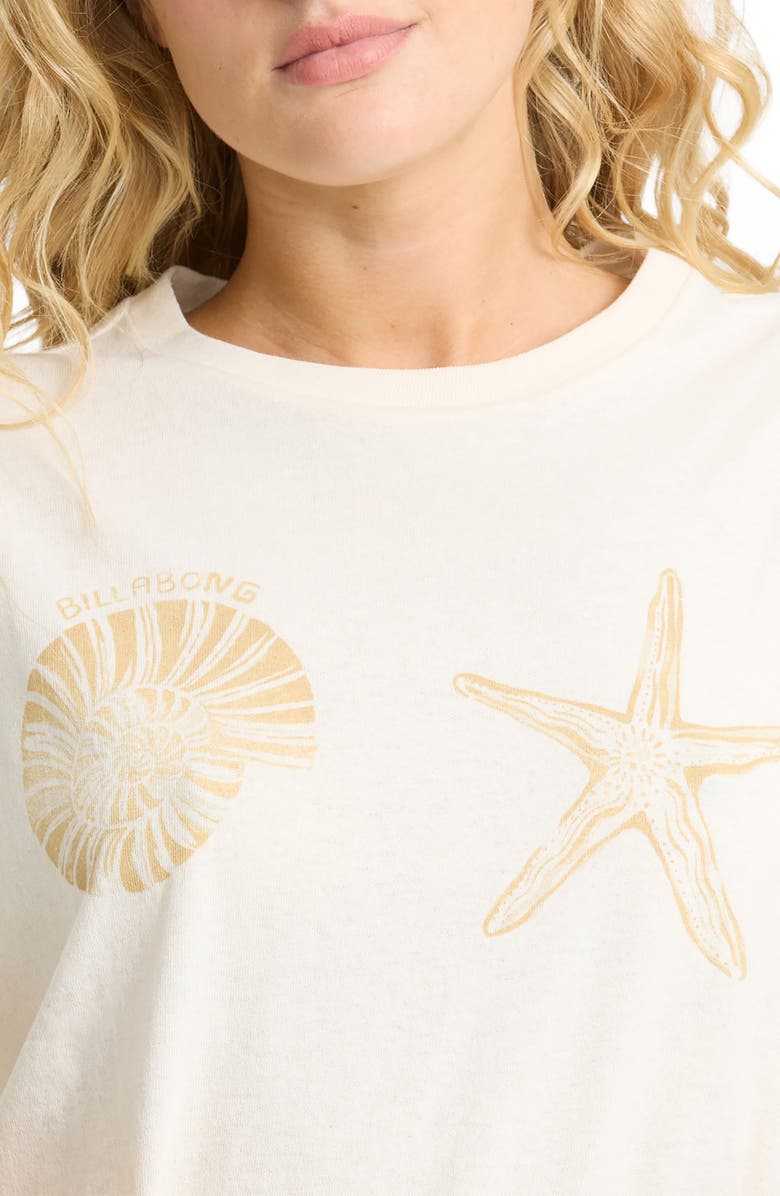 Billabong In Front of Me Graphic Oversize Graphic T-Shirt, Alternate, color, White Cap