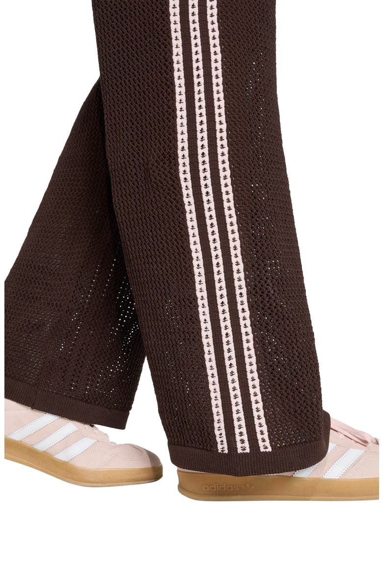 Firebird Open Knit Track Pants, Alternate, color, AURORA COFFEE/ /