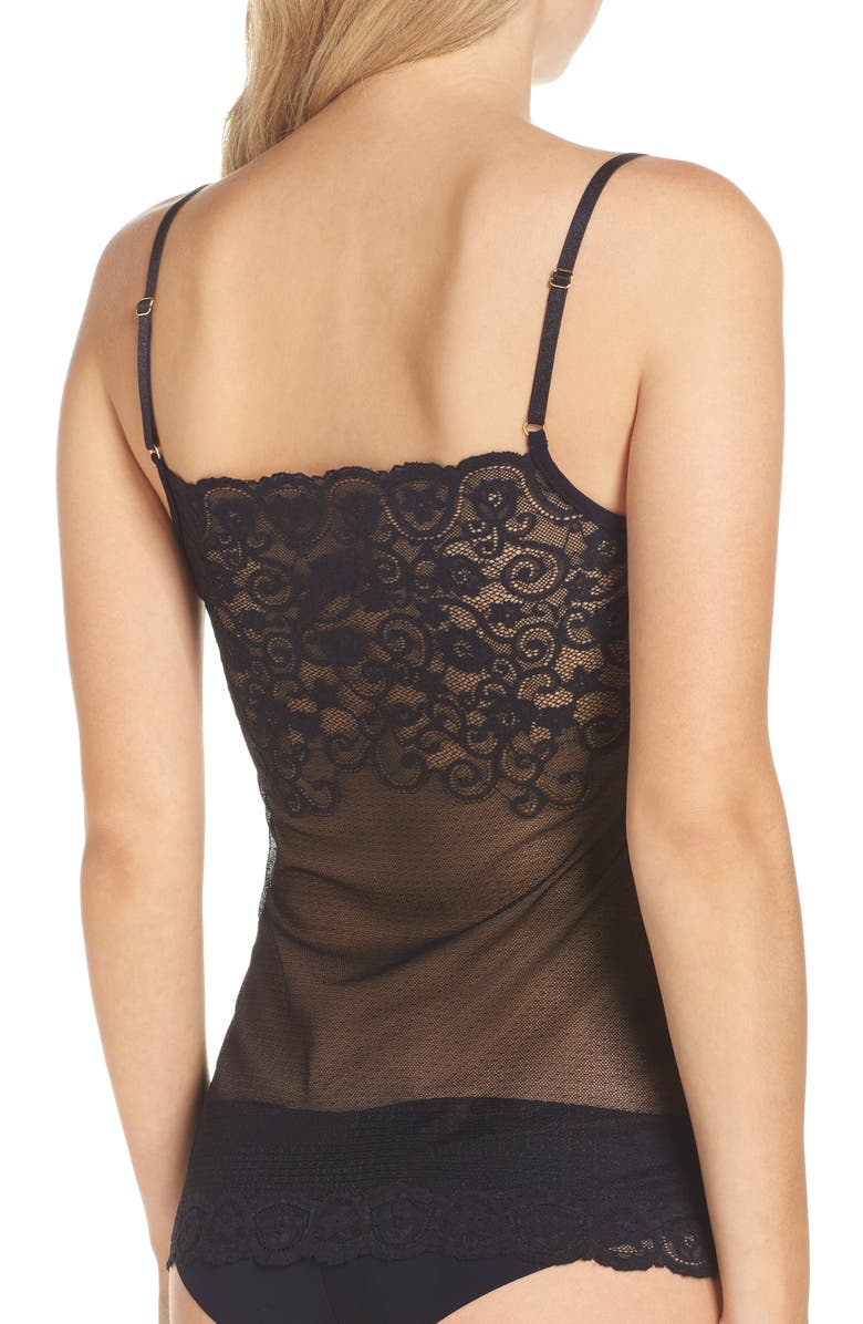 Commando Tulip Lace & Mesh Camisole, Alternate, color, 