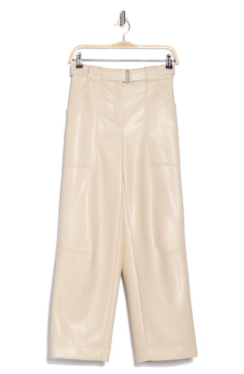 Simkhai Jenny Belted Cropped Pant In White