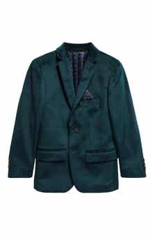 Kids' Evergreen Velveteen Dinner Jacket