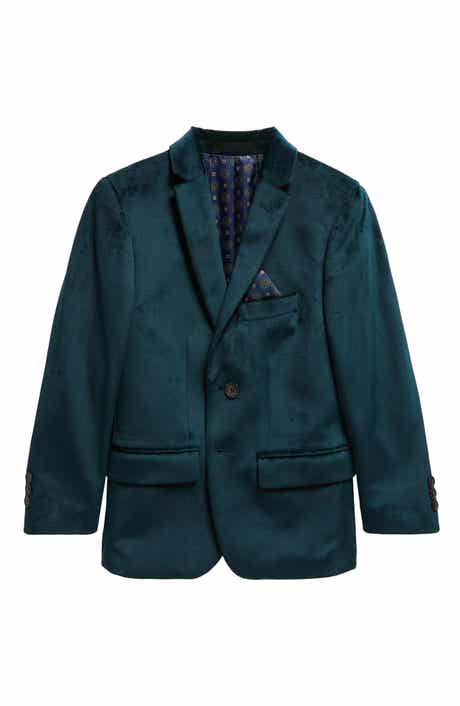 Kids' Evergreen Velveteen Dinner Jacket