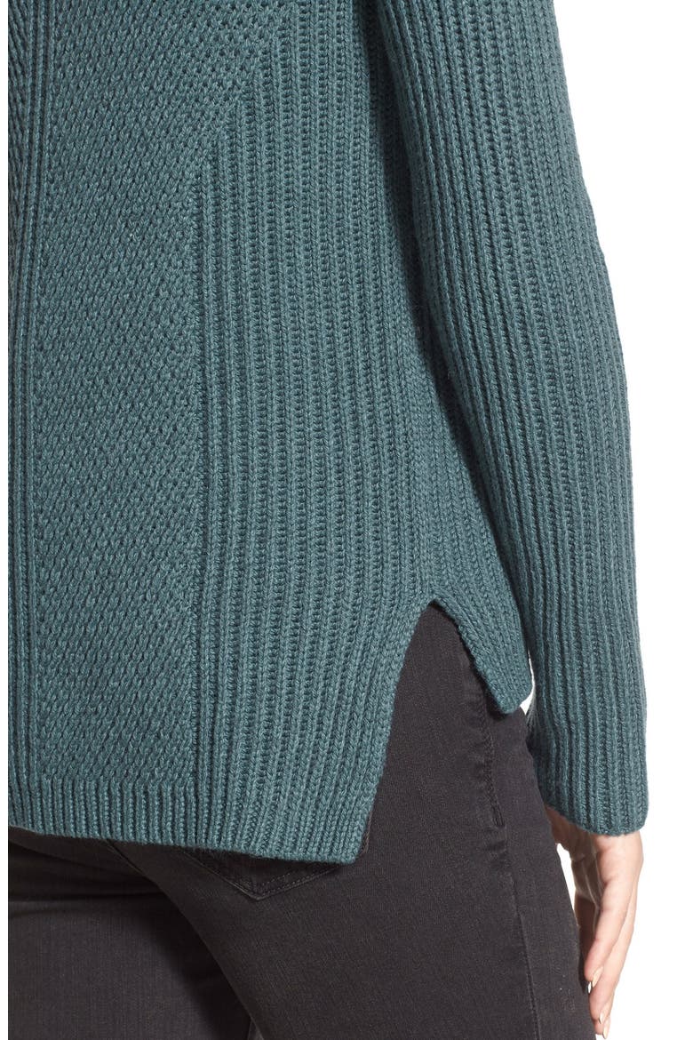 'Holcomb' Texture Sweater, Alternate, color, HEATHER SPRUCE