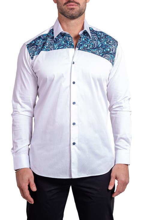 Blacklabel Ascension0070 White Button-Up Shirt