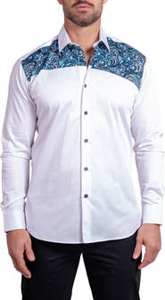 Maceoo Blacklabel Ascension0070 White Button-Up Shirt