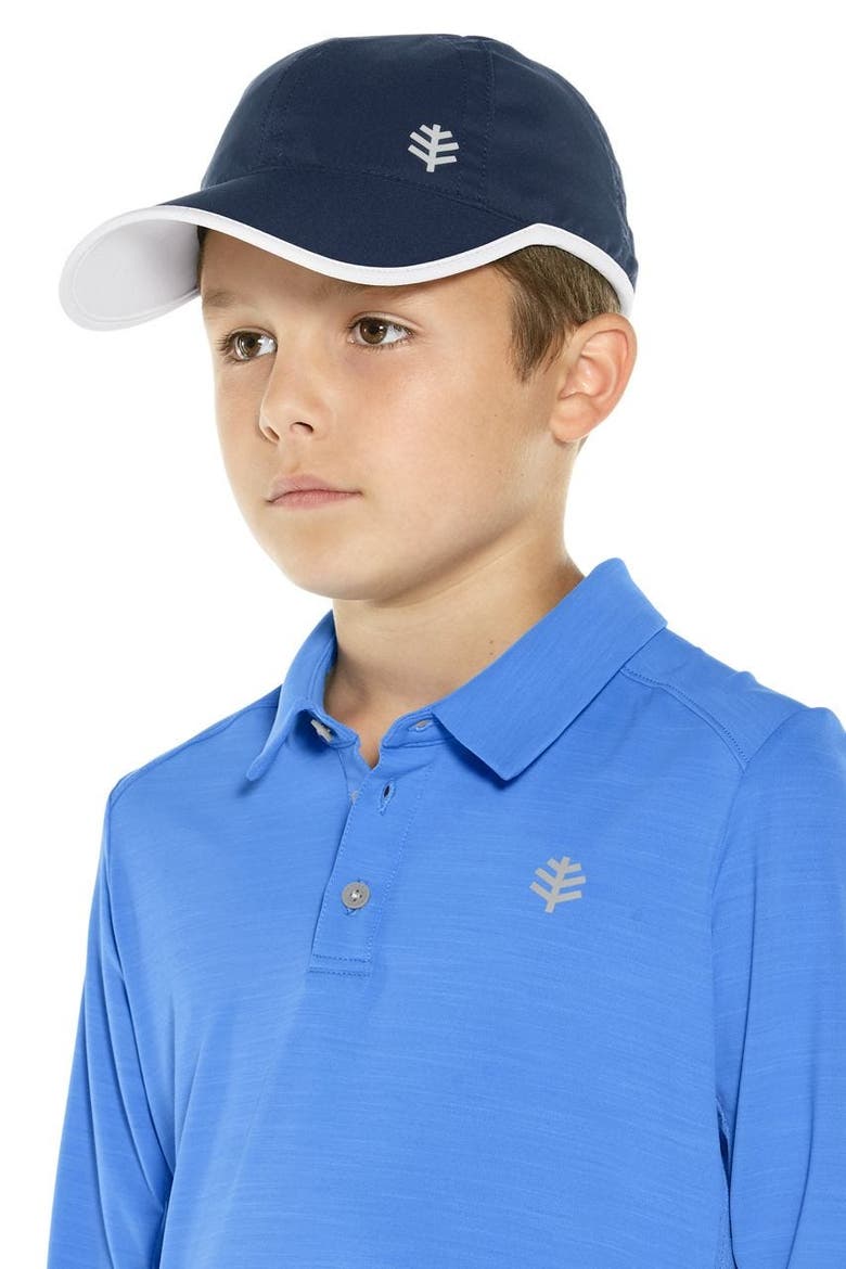 Kid's Lenny Sport Cap, UPF 50+ Sun Protection, Alternate, color, Black/White
