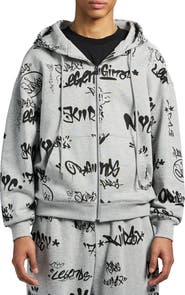 AVIREX Graffiti Zip Hoodie