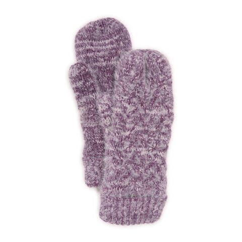 Women's Chenille Eyelash Mix Mitten
