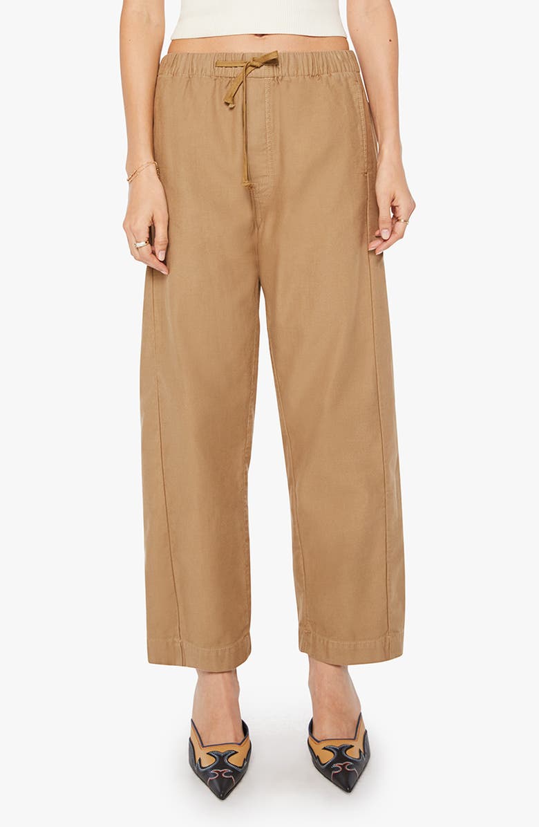 MOTHER The Drawn Half Pipe Cotton Drawstring Pants, Main, color, Sir, Yes Sir