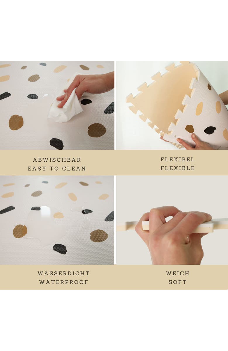 Hakuna Matte Stylish Baby Play Mat, Confetti & White Design 72X48 Feet, Alternate, color, Multicolored