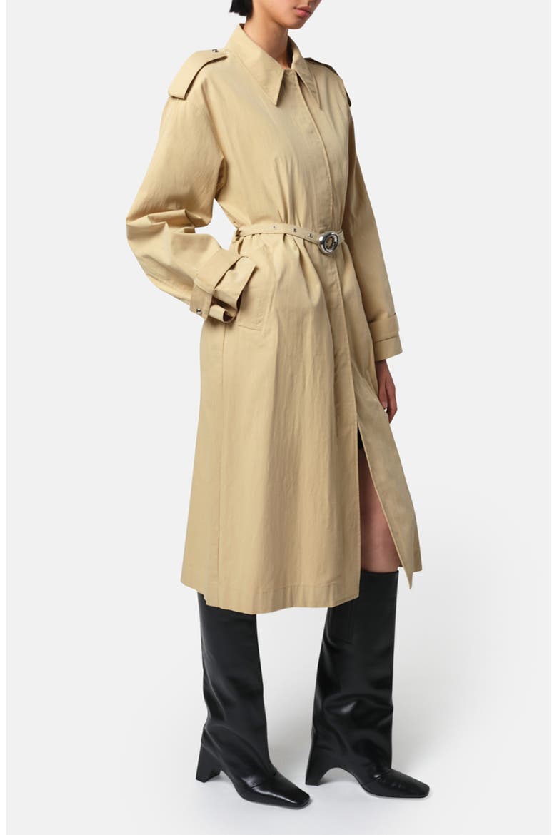 Ozzy Water Repellent Trench Coat, Alternate, color, SANDSTONE