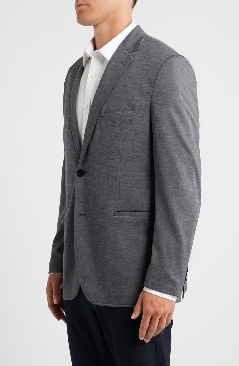 Johnston & Murphy XC4<sup>®</sup> Cool Degree<sup>™</sup> Heathered Grey Sport Coat, Alternate, color, Charcoal