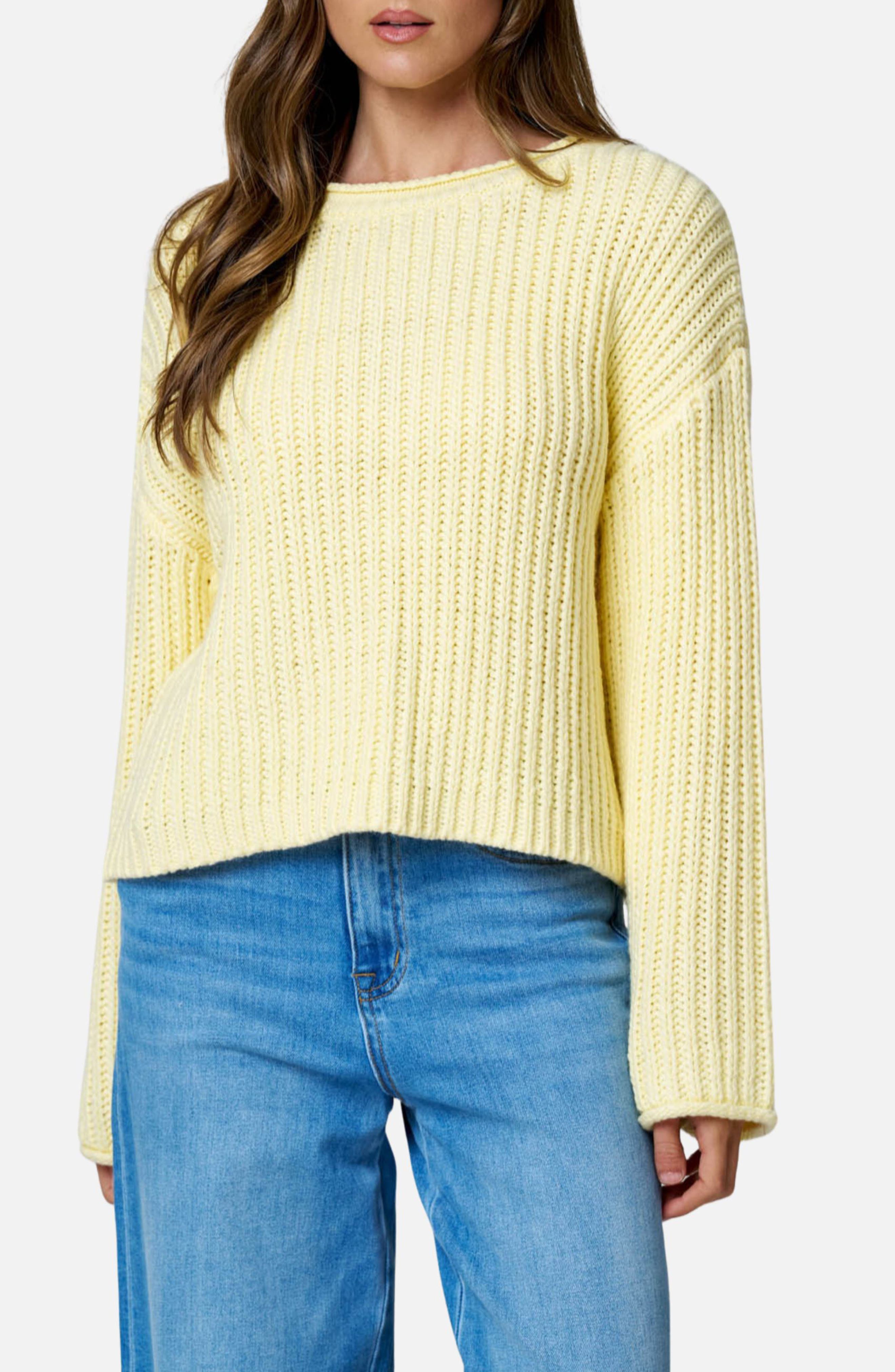 Roll Up Long Sleeve Sweater