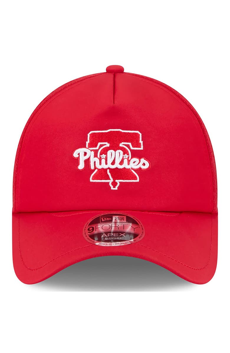 New Era Men's New Era Red Philadelphia Phillies 2026 Batting Practice Alternate Apex 9FORTY Adjustable Hat, Alternate, color, Red