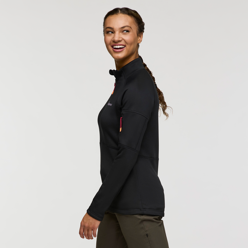 Cotopaxi Tempa Fleece Half-zip Pullover In Black