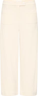 ICHI Wide Leg Ankle Pants