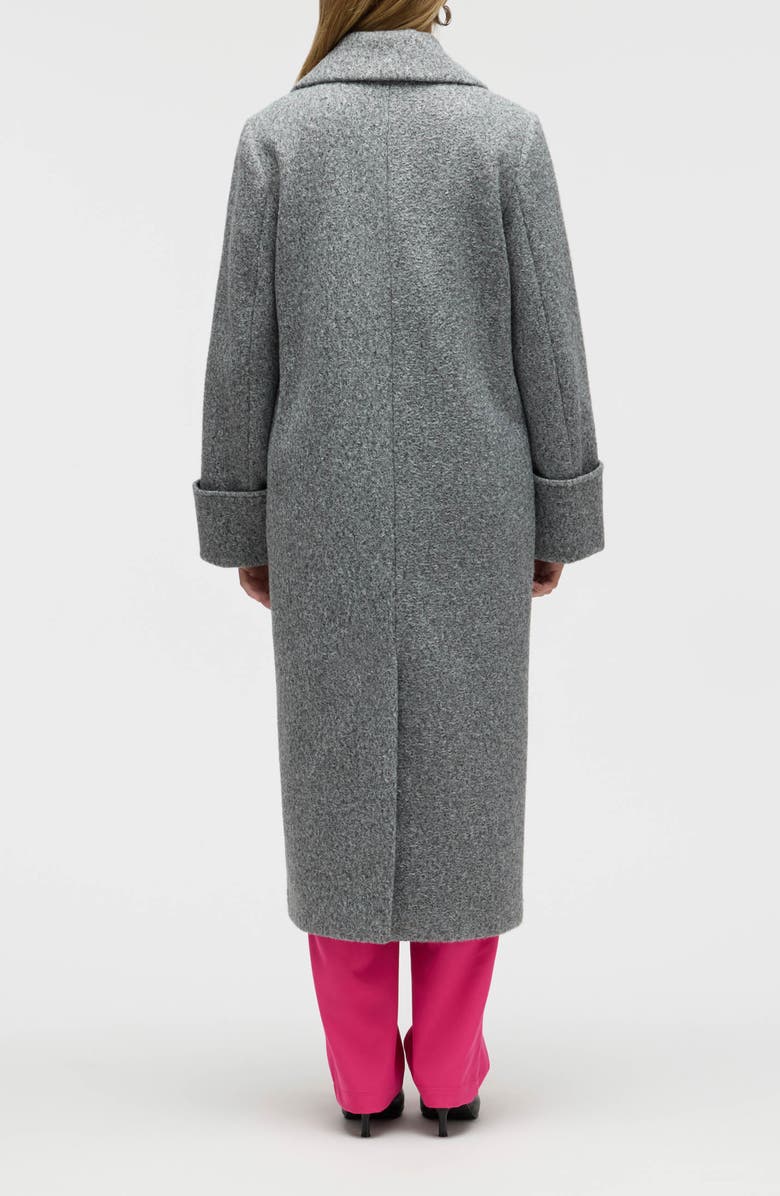 NVLT Bouclé Double Breasted Coat, Alternate, color, Gray