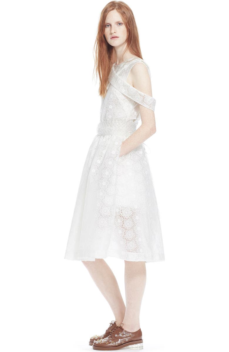 Simone Rocha Embellished Lace-Up Oxford, Alternate, color,