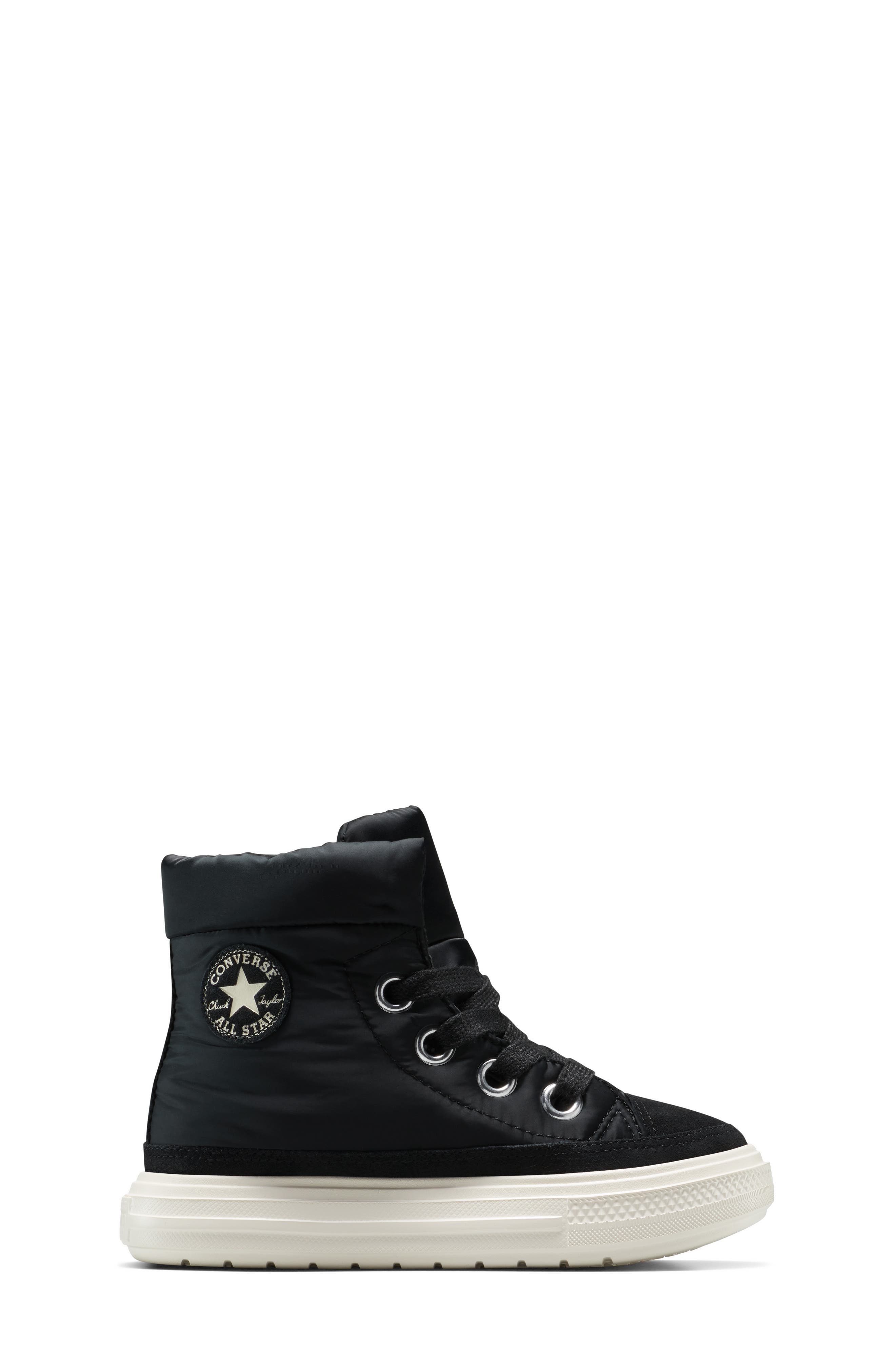 Converse Kids
 Chuck Taylor<sup
®</sup
 All Star<sup
®</sup
 Elements High Top Sneaker, Alternate, color, Black/ Egret/ Black