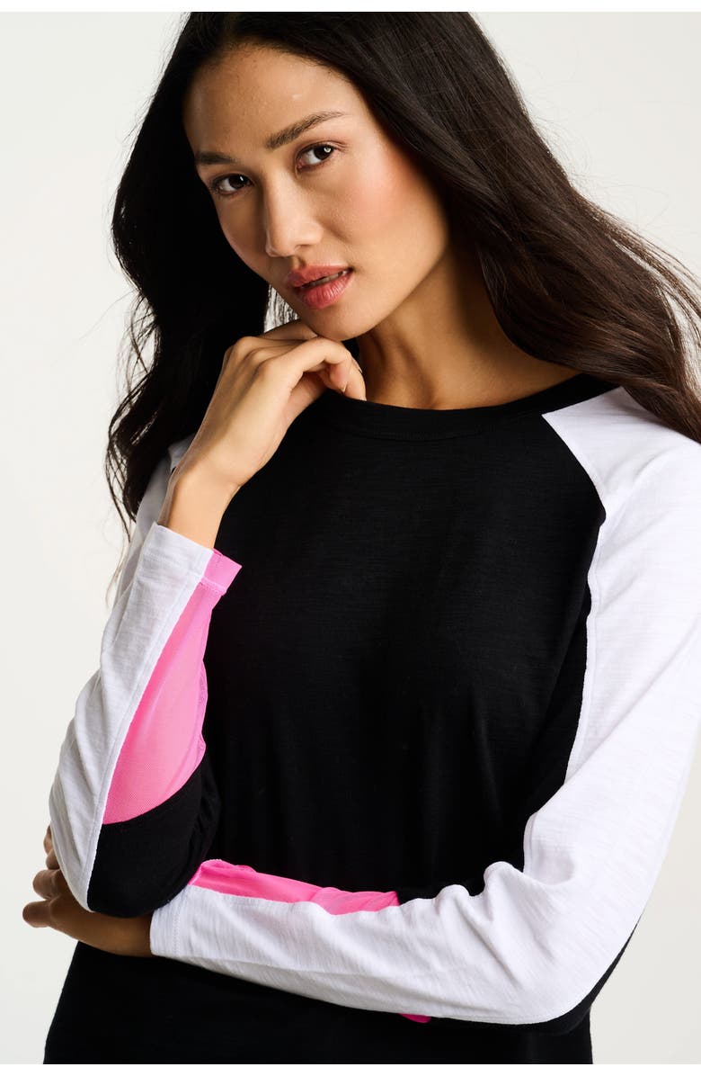 Lisa Todd Playing Games Tee, Alternate, color, Black White