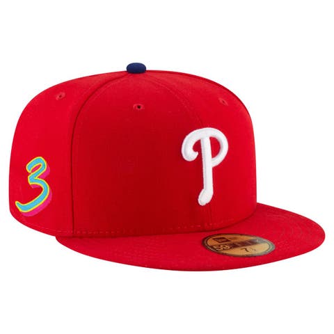 Men's New Era Bryce Harper Red Philadelphia Phillies 2025 Player’s Weekend 59FIFTY Fitted Hat