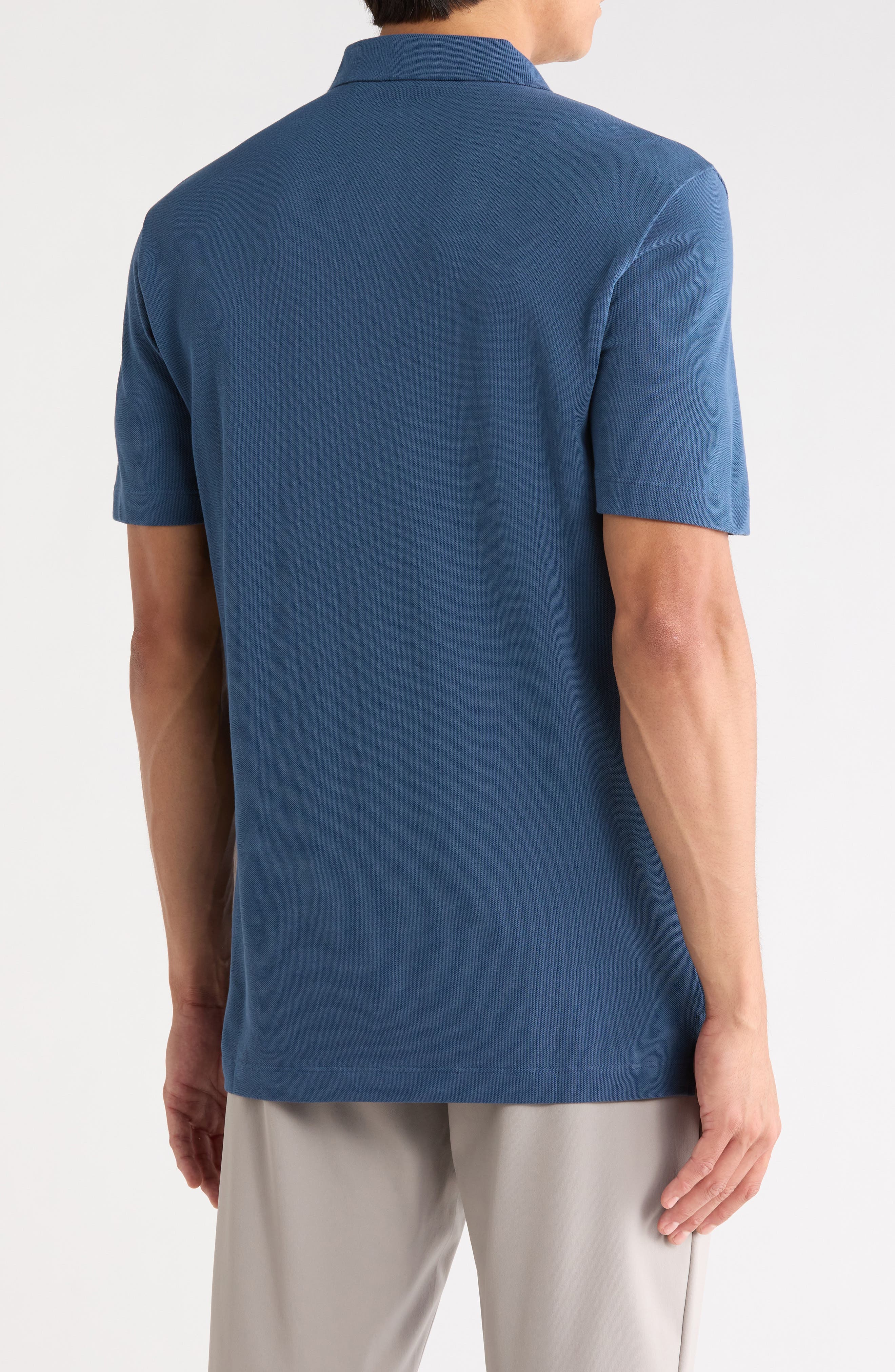 Theory Pima Cotton Button Polo (Men) | Nordstromrack
