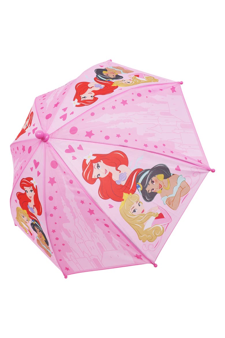 Princess Castle Kids Umbrella, Alternate, color, MULTI