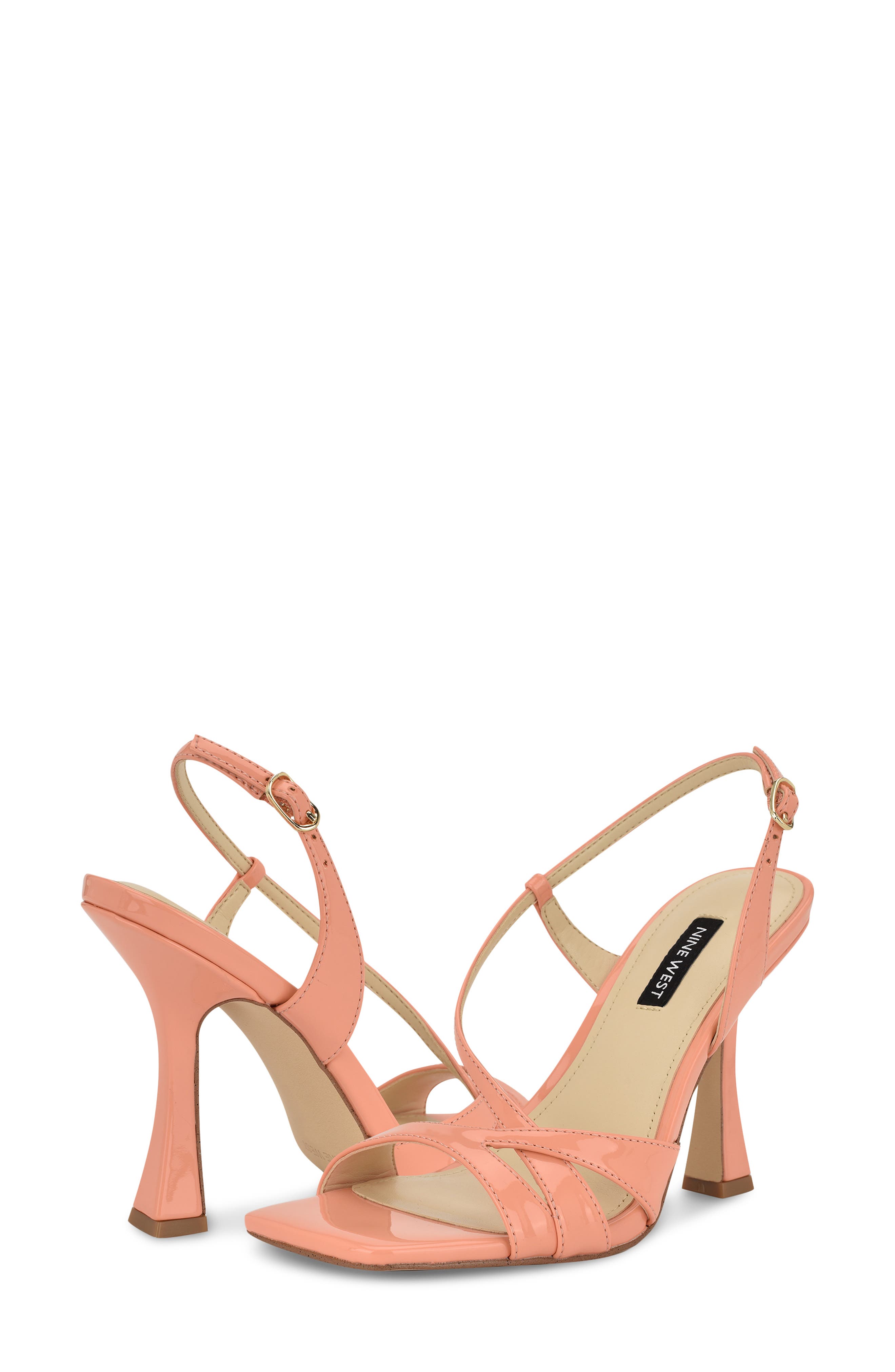 Zazzie Faux Leather Slingback Sandal, Alternate, color, SHERBERT