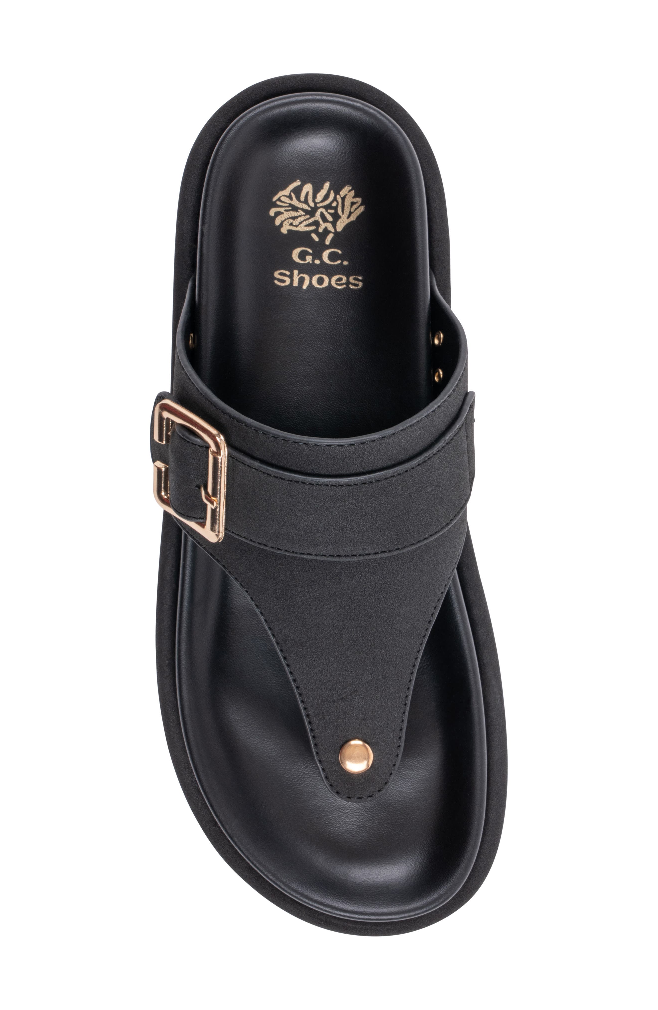 GOOD CHOICE NEW YORK Serene Sandal, Alternate, color, Black