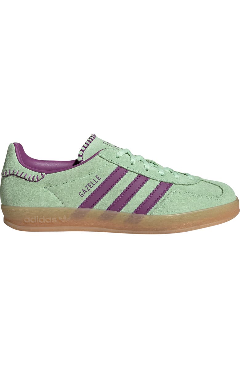 adidas Gazelle Indoor Sneaker, Alternate, color, Rich Mauve/ Green Spark/ Mauve