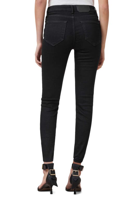 Allsaints Miller Skinny Jeans In Black
