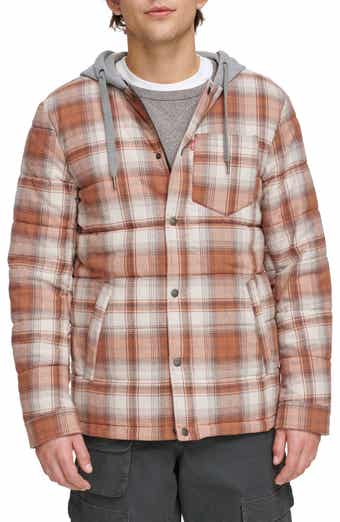 Levi's® Quilted Plaid Hooded Shacket