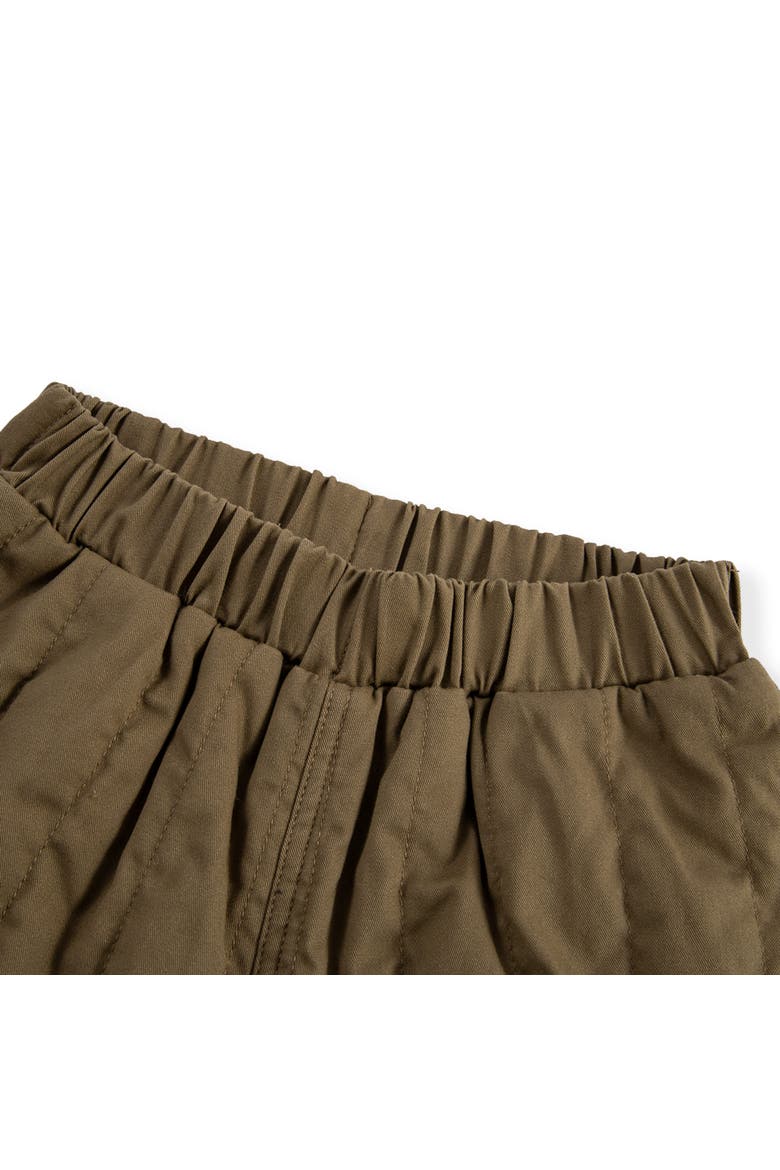 Quilted Pants, Alternate, color, Truffle