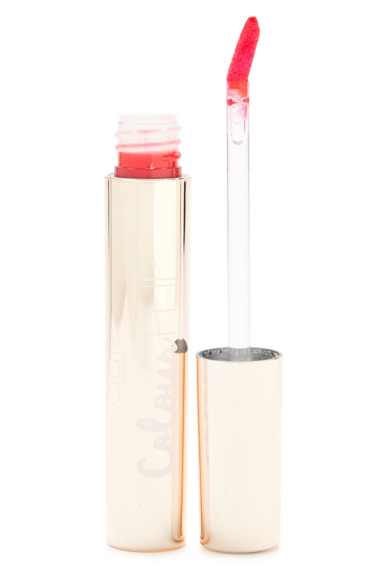 Color Flip UV Changing Lip Gloss, Main, color, FLAME