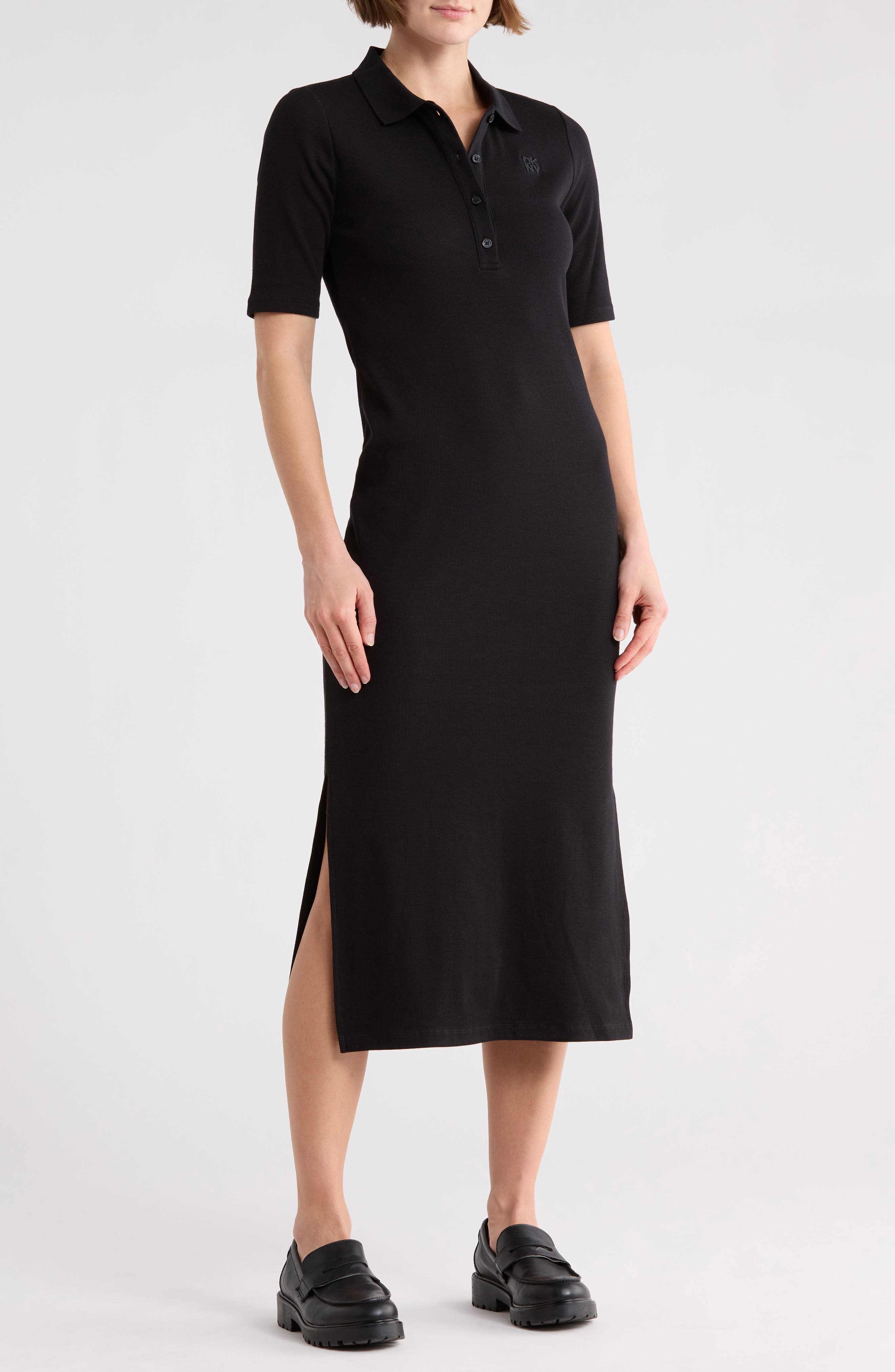 DKNY Jeans Short Sleeve Polo Dress