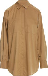 Naked Wardrobe Oversize Button-Up Shirt