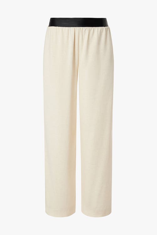 Shop Weworewhat Straight Leg Pant In Black/taupe