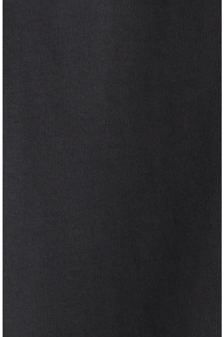 Cotton Pocket T-Shirt with Lambskin Leather Patch Pocket, Alternate, color, 1010 DOUBLE BLACK