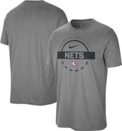 Nike Men's Nike Charcoal Brooklyn Nets Authentic Practice T-Shirt