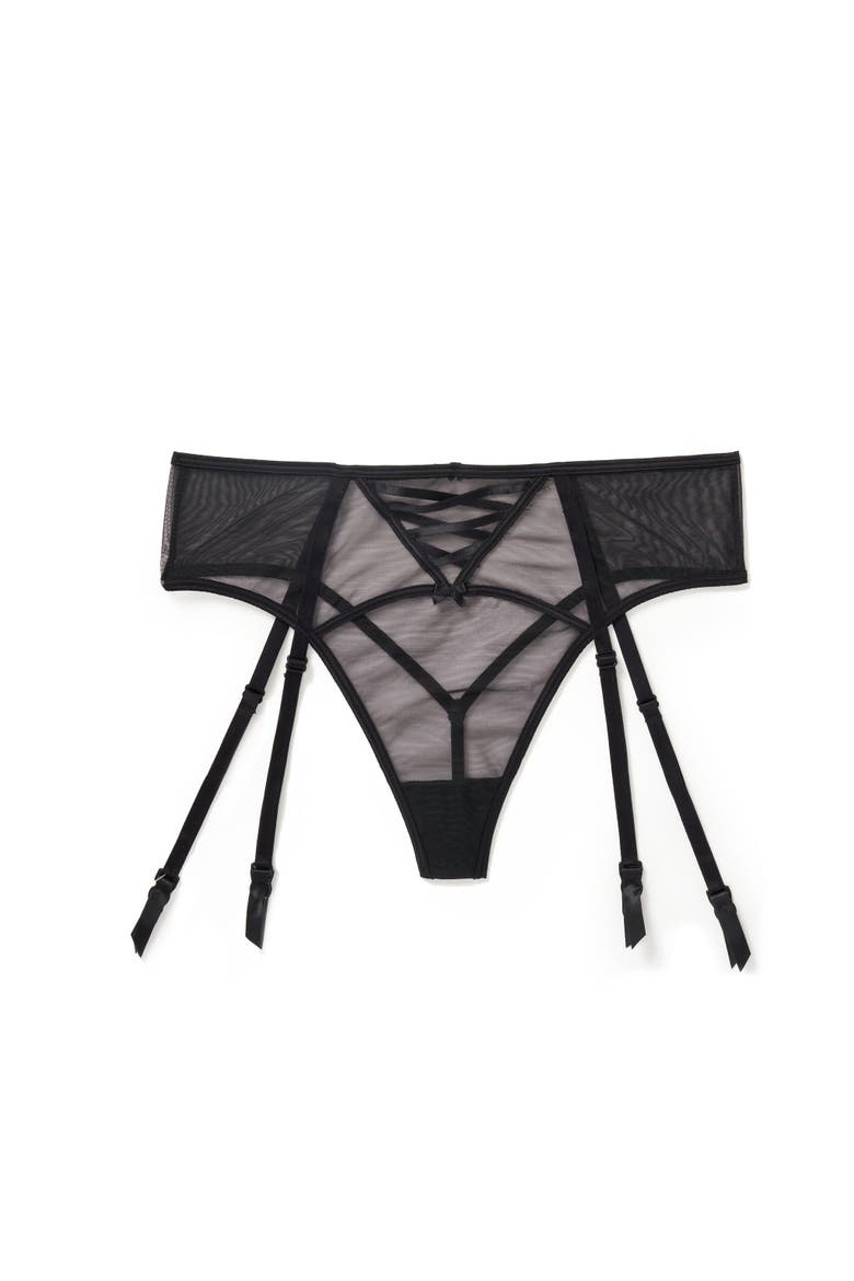Bianca High Waisted Panties, Alternate, color, Black
