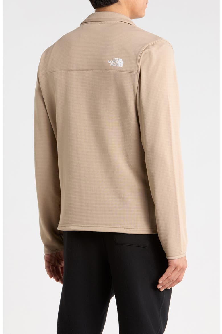 Cedar Trail Full Zip Grid Fleece Jacket, Alternate, color, MUSHROOM GREY