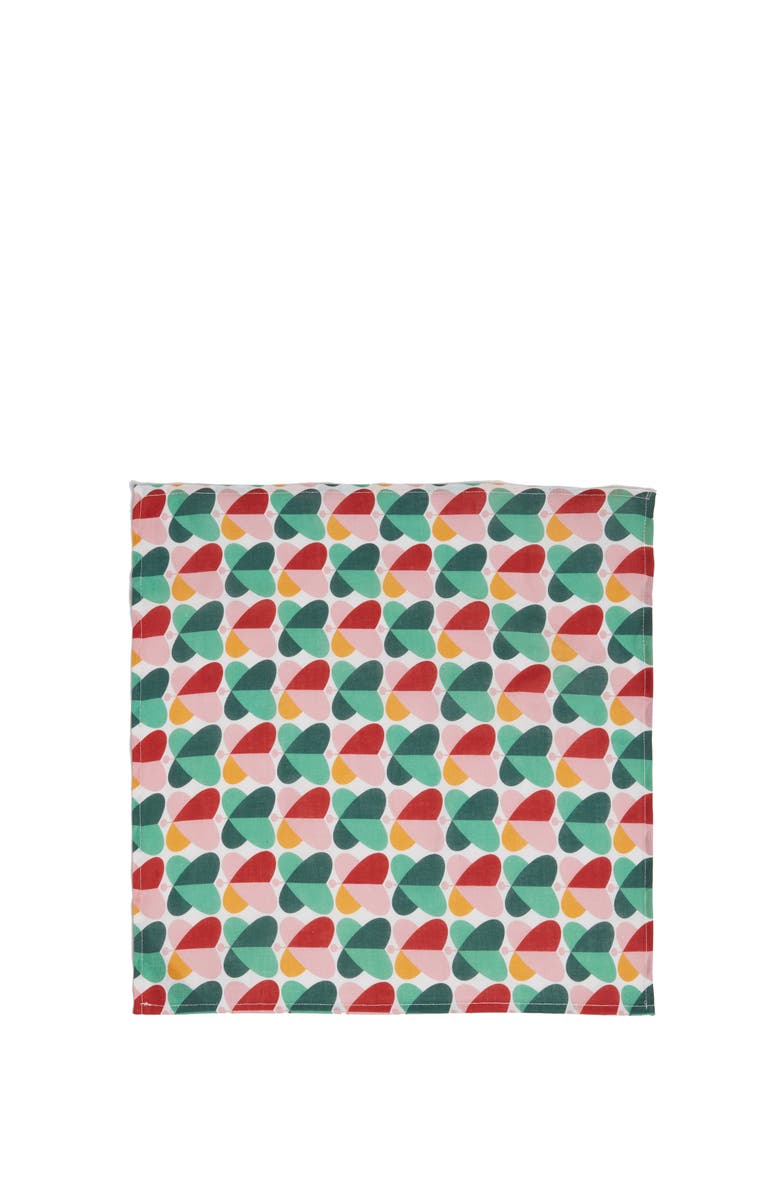 La DoubleJ Large Napkins Set Of 6 (45X45) Farfalle Multicolor, Alternate, color, Farfalle Multicolor