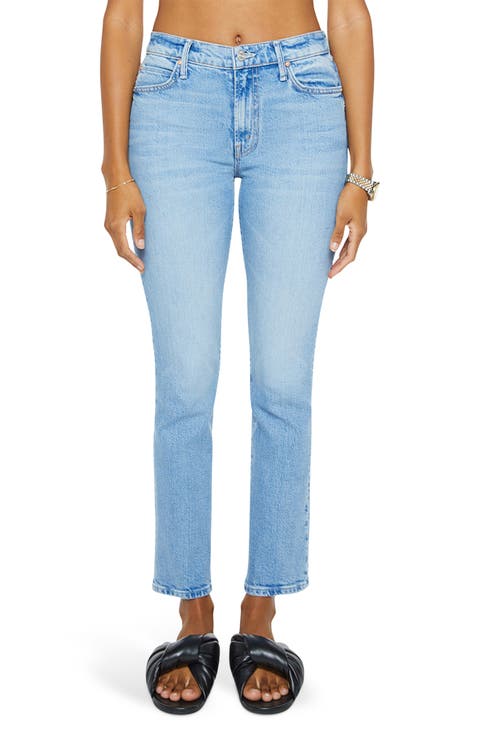 Rascal Hover High Waist Ankle Straight Leg Jeans (Sow Surreal)