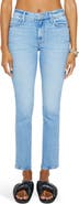MOTHER Rascal Hover High Waist Ankle Straight Leg Jeans
