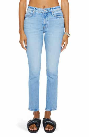 MOTHER Rascal Hover High Waist Ankle Straight Leg Jeans
