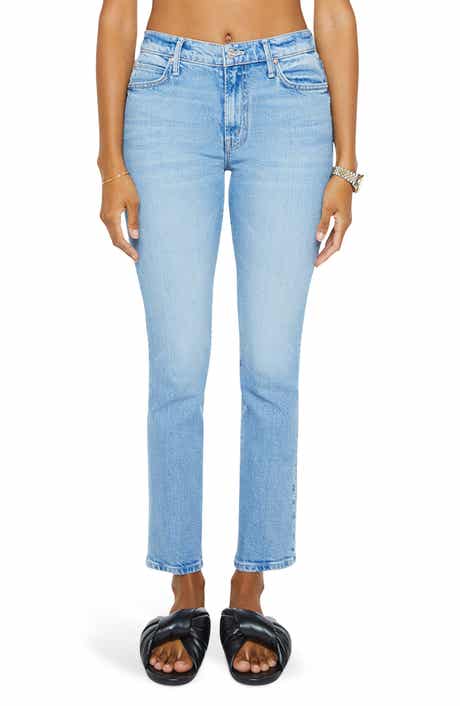 MOTHER Rascal Hover High Waist Ankle Straight Leg Jeans